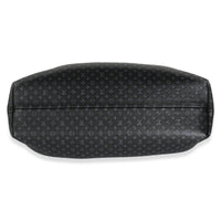 Black Calfskin Nanogram Monogram Clutch