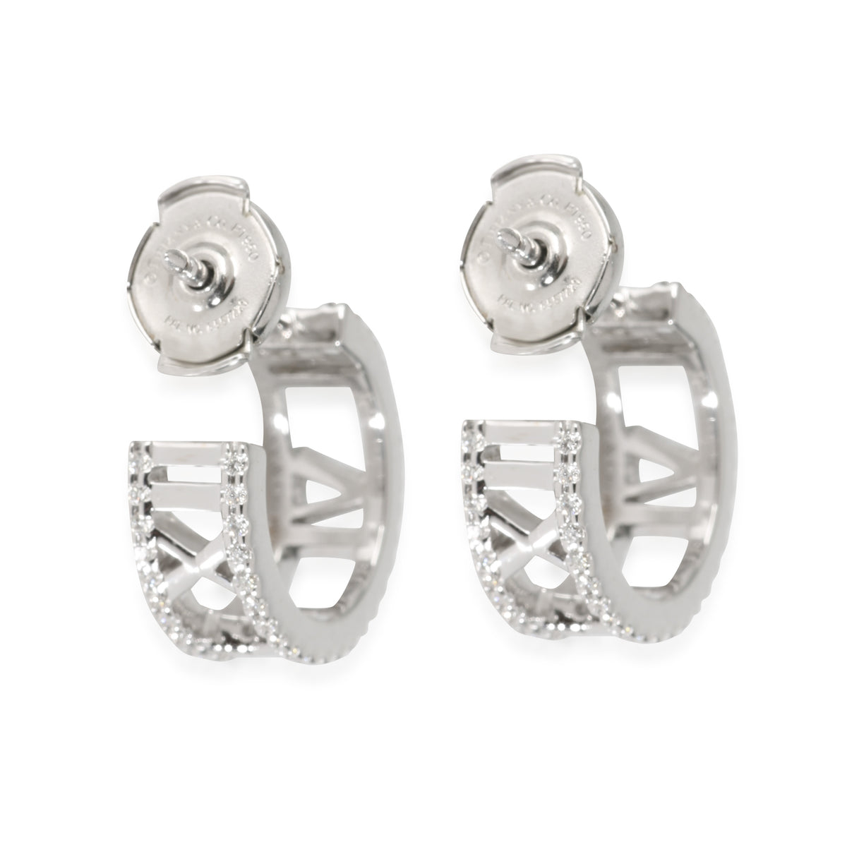 Atlas Earring in 18k White Gold 0.3 CTW