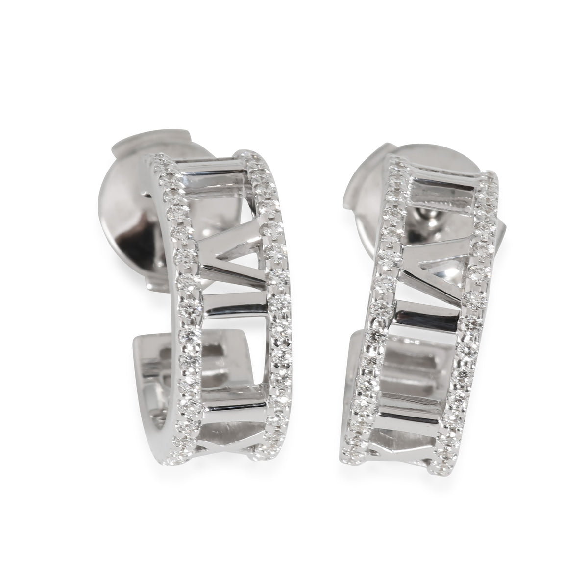 Atlas Earring in 18k White Gold 0.3 CTW