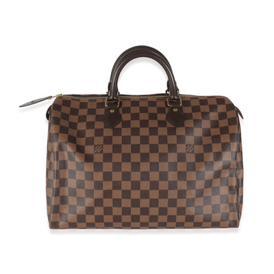 Damier Ebene Canvas Speedy 35