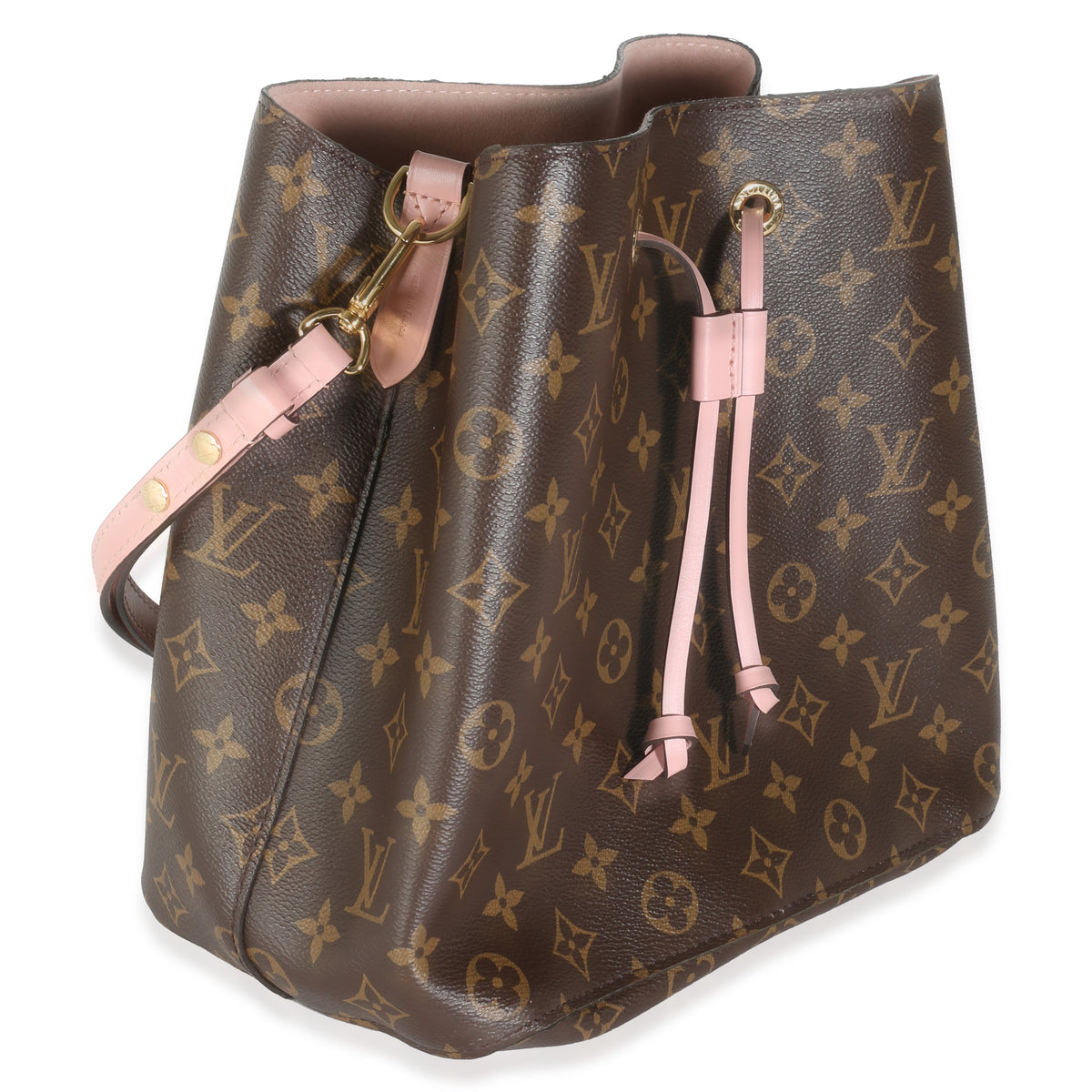 Rose Poudre Monogram Canvas Neonoe MM