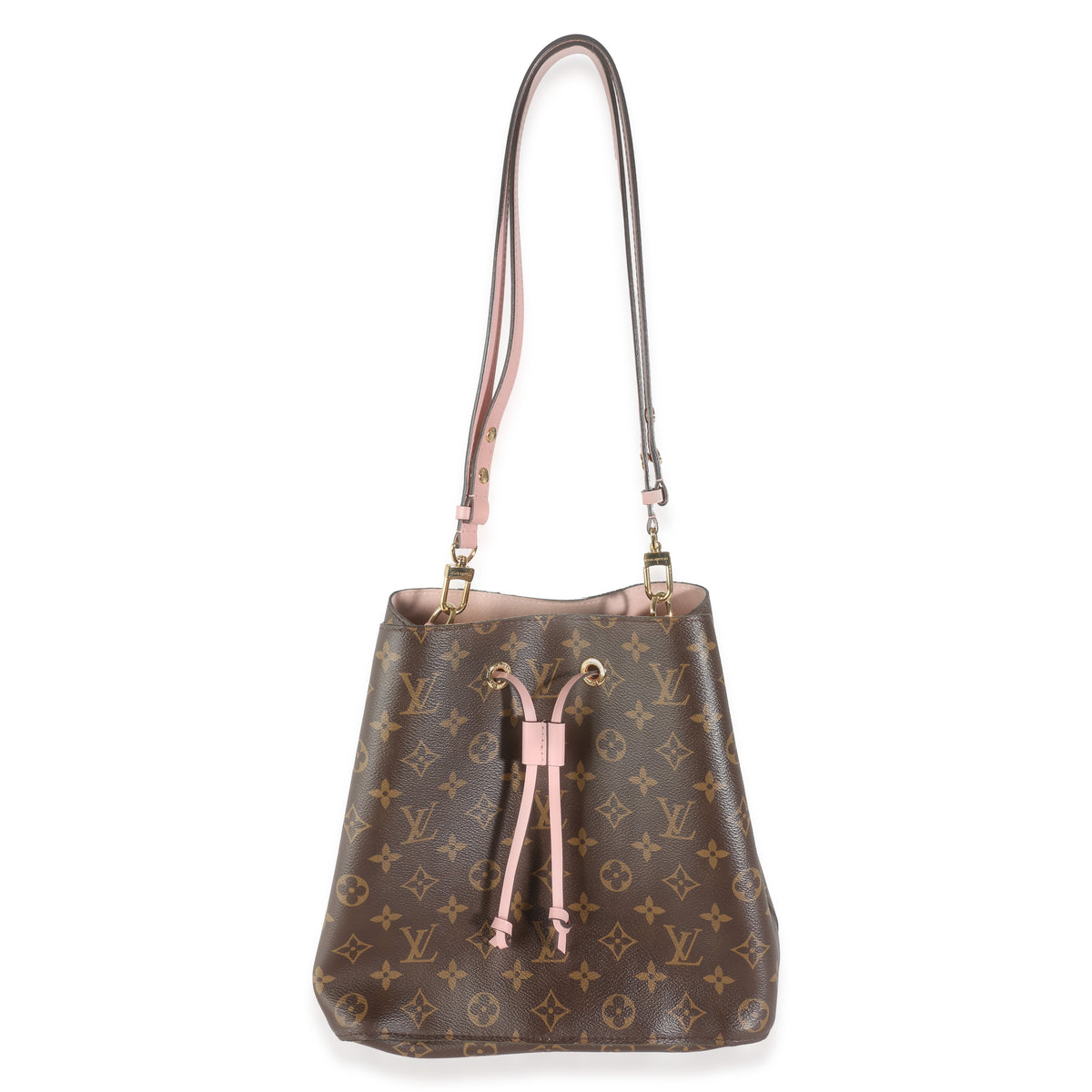 Rose Poudre Monogram Canvas Neonoe MM