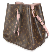 Rose Poudre Monogram Canvas Neonoe MM