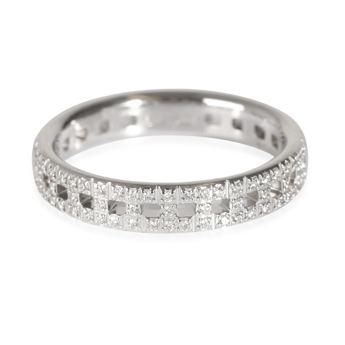 Tiffany True Band in 18k White Gold 0.23 CTW