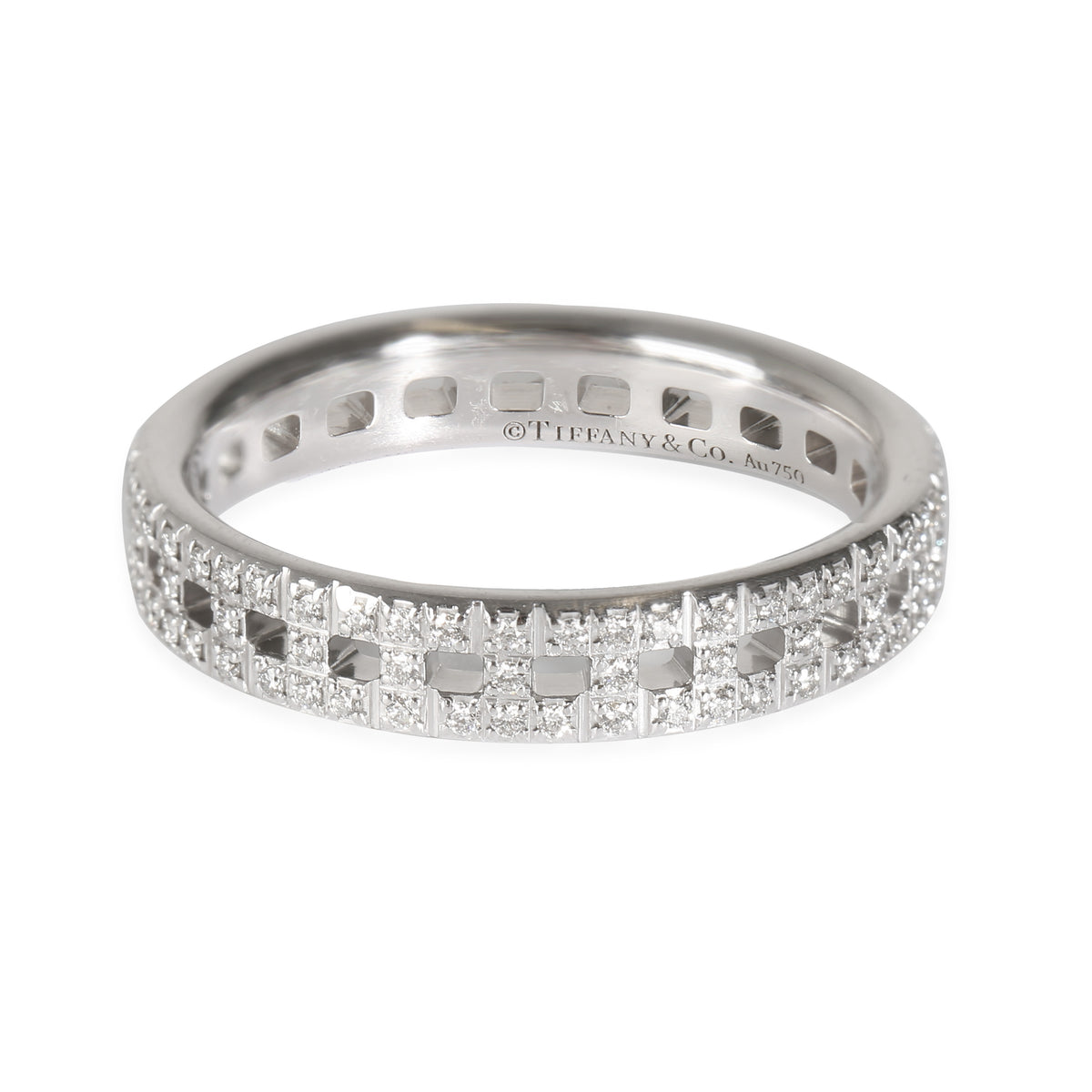 Tiffany True Band in 18k White Gold 0.23 CTW