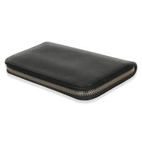 Black Saffiano Large Zip Around Wallet