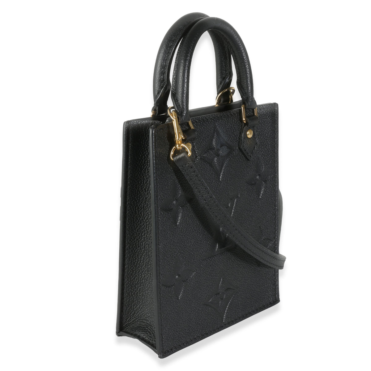 Black Monogram Empreinte Petite Sac Plat