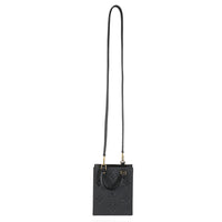 Black Monogram Empreinte Petite Sac Plat