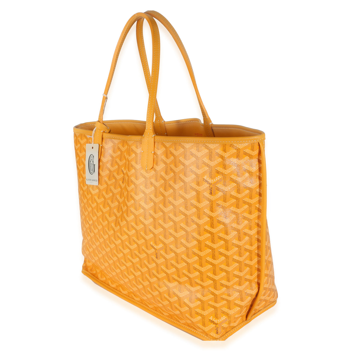 Yellow Goyardine Canvas Reversible Artois PM