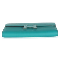 Bleu Paon Epsom Constance Long Wallet