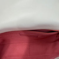 White Lambskin Multicolor Chain Intertwined Small Flap Bag