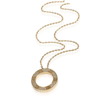 Love Necklace, Diamond Paved (Yellow Gold)