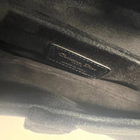 Black Velvet Crystal Mini Saddle Bag