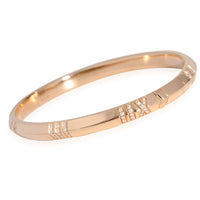 Tiffany & Co. Atlas Bracelet in 18k Rose Gold 0.33 CTW sv