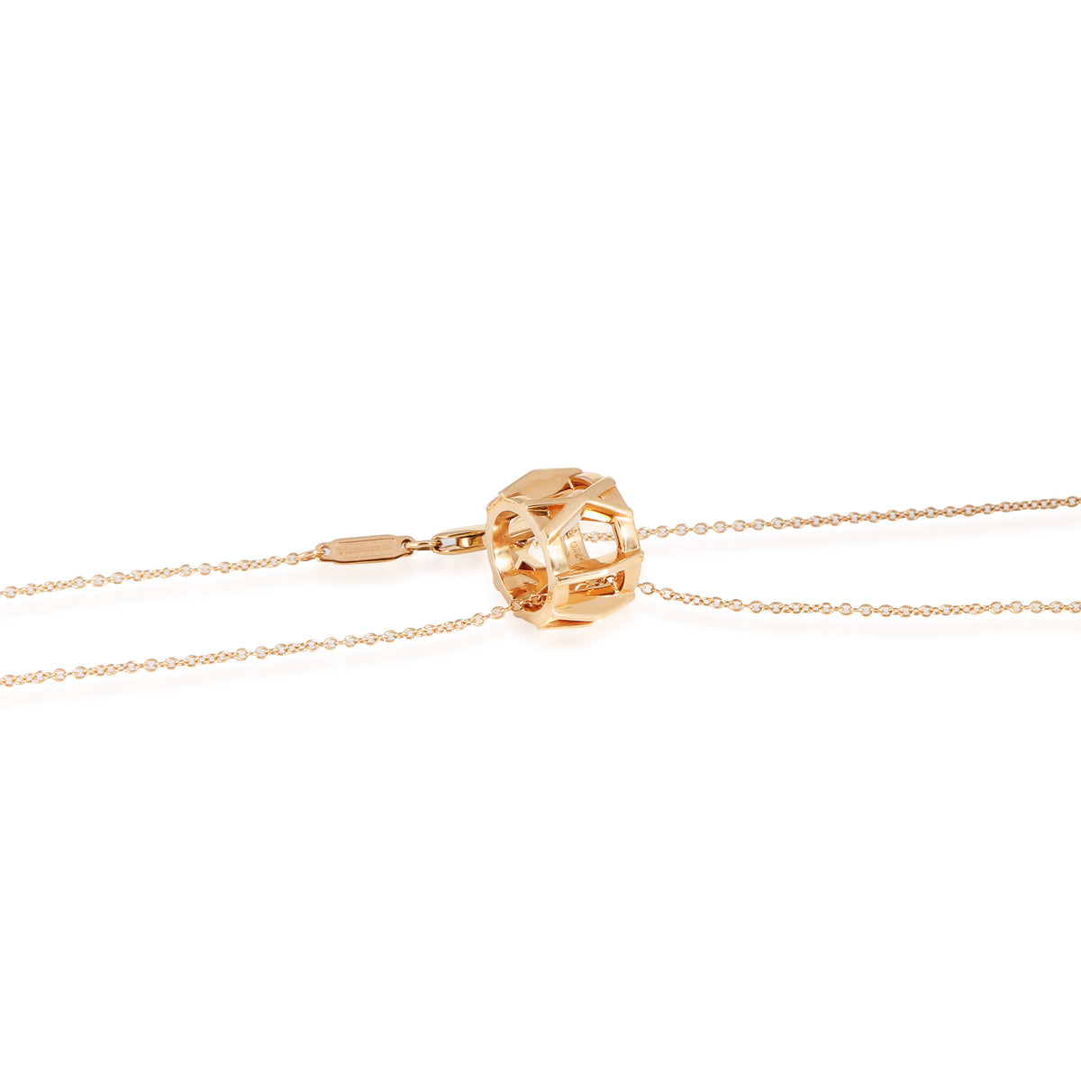 Tiffany & Co. Rose Gold  Atlas Pendant clasp