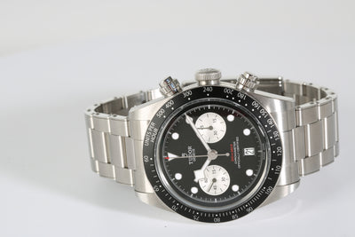 Black Bay Chrono 79360N Mens Watch in  Stainless Steel