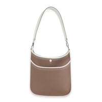 Hermès Etoupe Toile Officier Swift Neo Evelyne 29 PHW Handbag bv