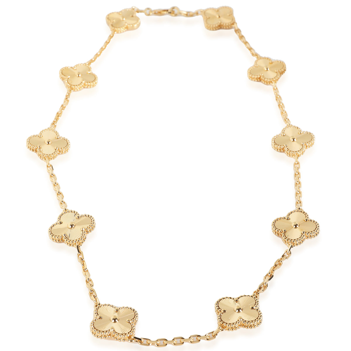 Alhambra Necklace in 18K 18K Yellow Gold