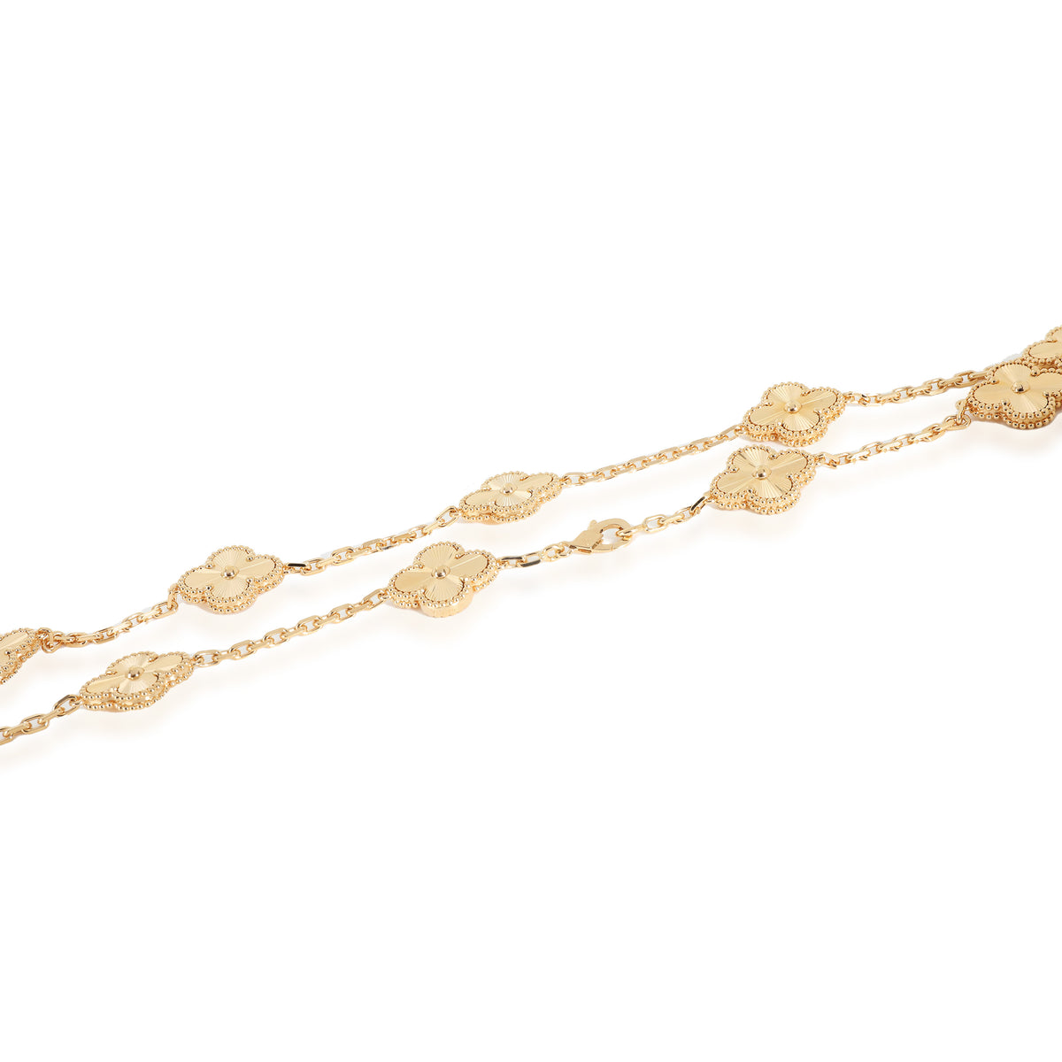 Alhambra Necklace in 18K 18K Yellow Gold