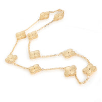 Alhambra Necklace in 18K 18K Yellow Gold