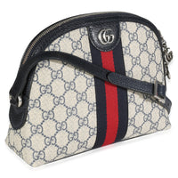 Navy GG Supreme Canvas Small Ophidia Shoulder Bag