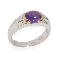 Amethyst Fashion Ring in 18k Yellow Gold/Sterling Silver