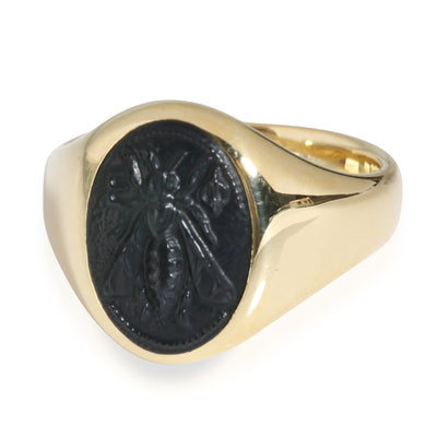 Petrvs Collection Onyx Ring in 18k Yellow Gold