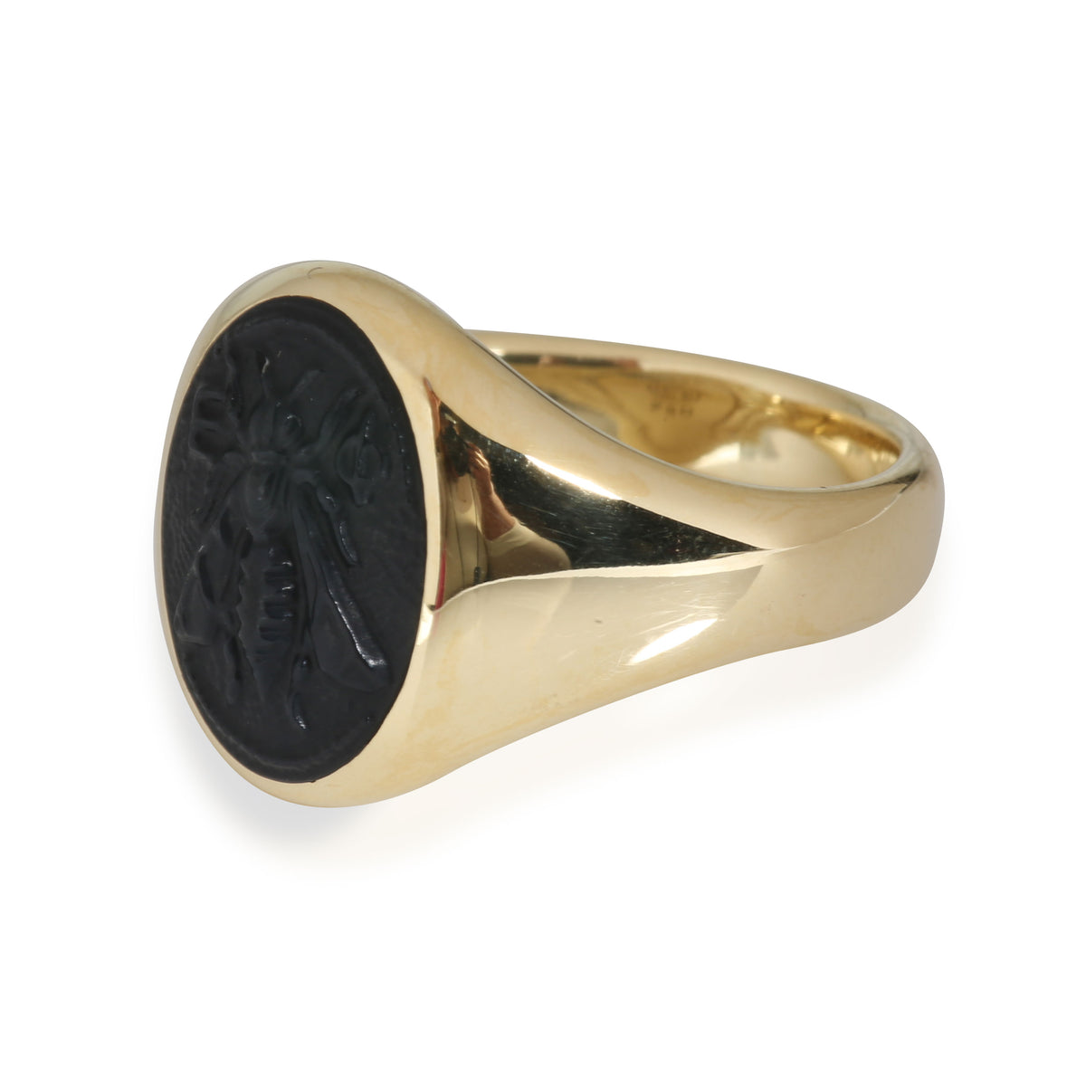 Petrvs Collection Onyx Ring in 18k Yellow Gold