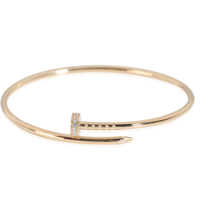 Juste Un Clou Bracelet, Small Model, Diamonds (Yellow Gold)