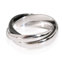 Trinity Ring (White Gold & Ceramic)