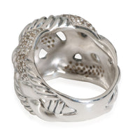 Woven Cable Ring in  Sterling Silver 1.21 CTW