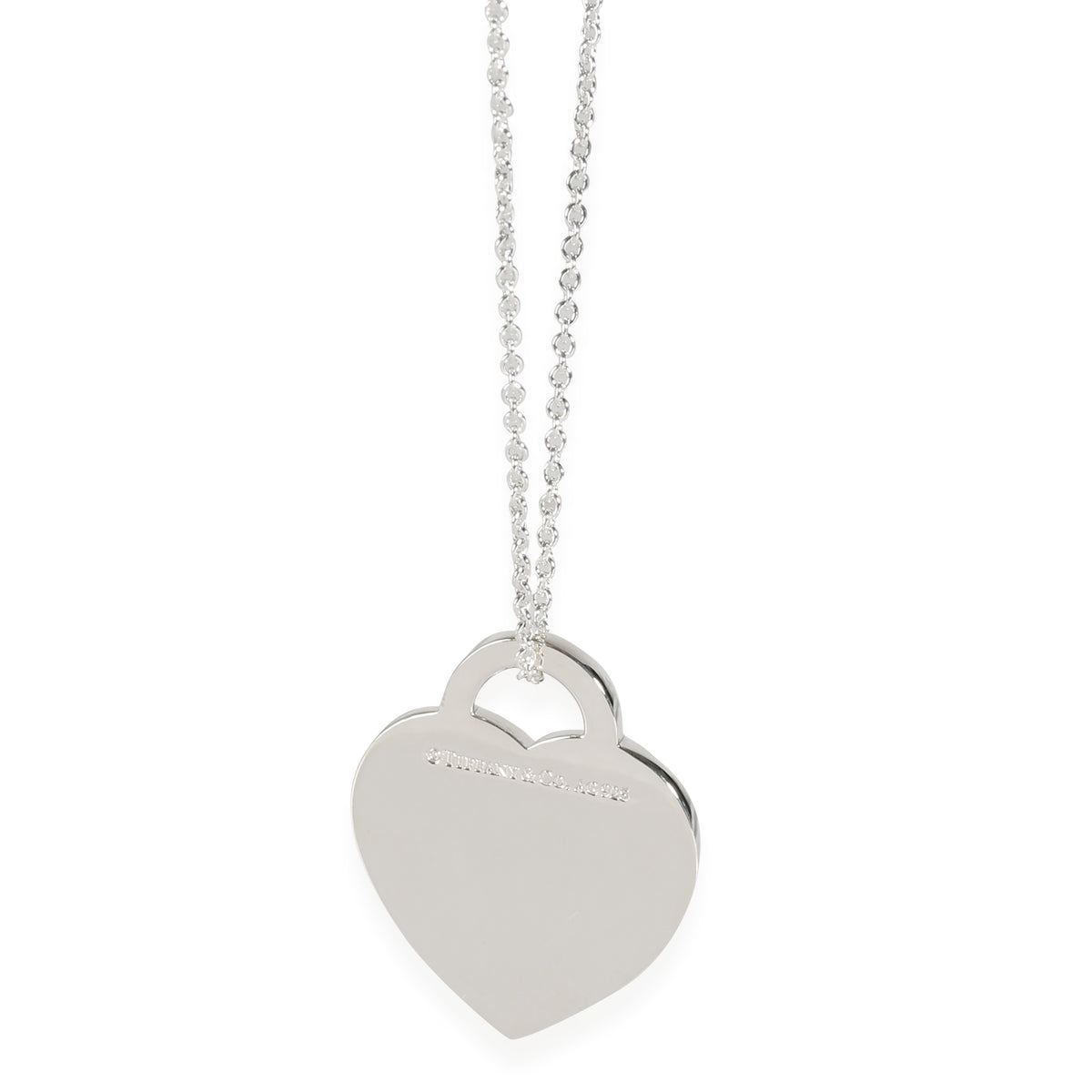 Return To Tiffany Heart & Arrow Pendant On 30 Inch Chain