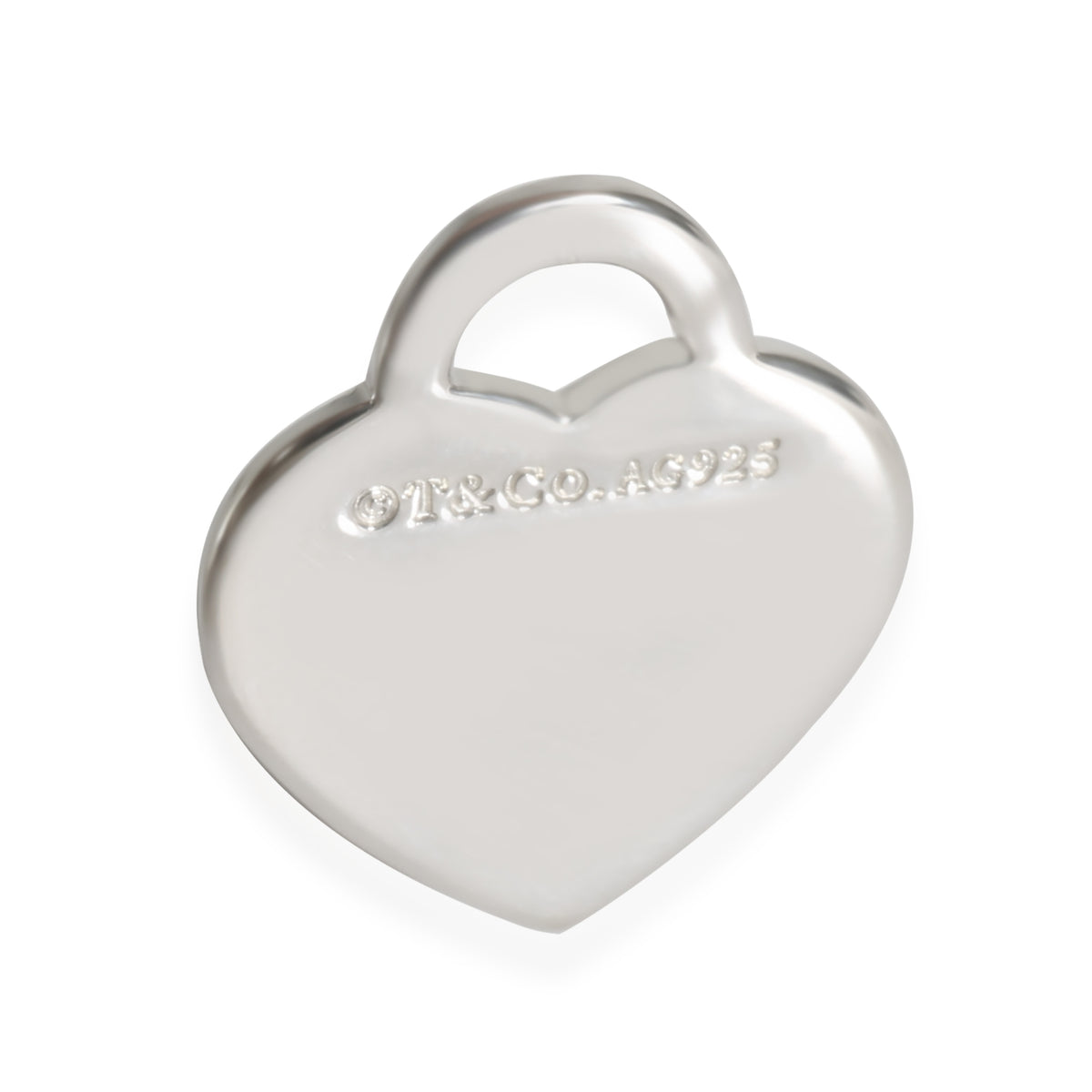 Small Heart Charm in Sterling Silver