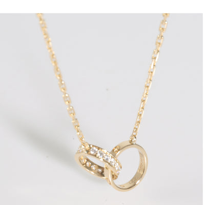 Love Necklace, Diamonds (Yellow Gold)