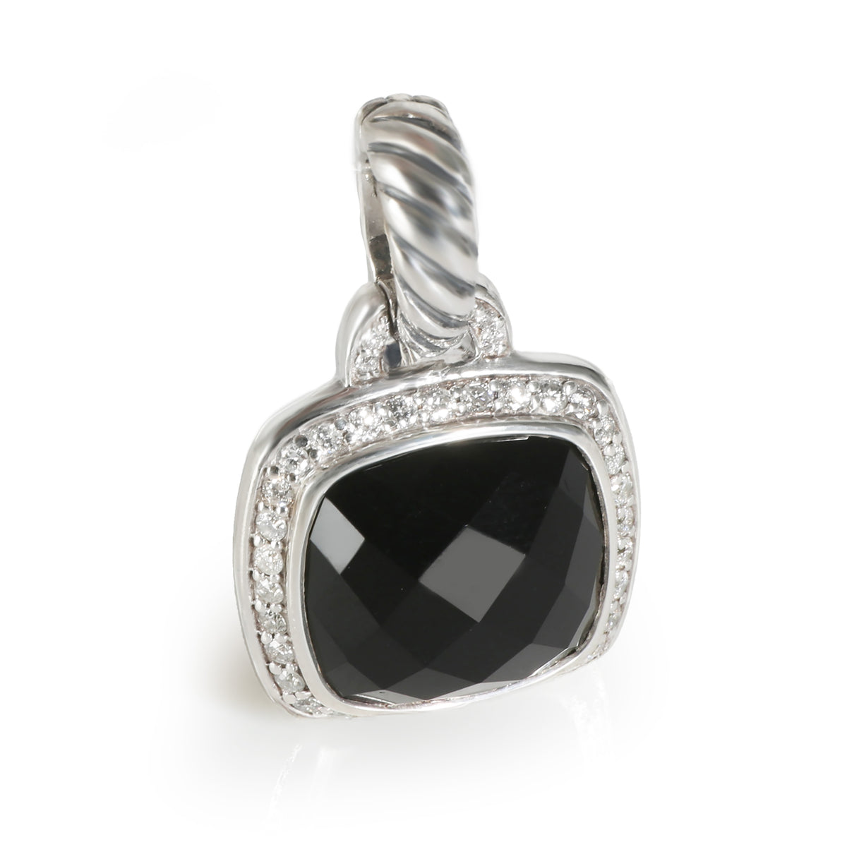 Albion Onyx Pendant in  Sterling Silver 0.22 CTW