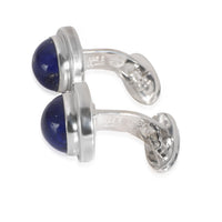 Georg Jensen Vintage Lapis Lazuli Cufflinks in  Sterling Silver sv