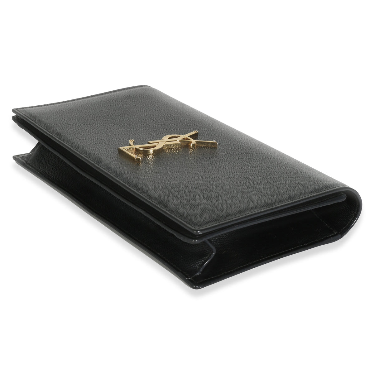 Black Grain De Poudre Kate Clutch