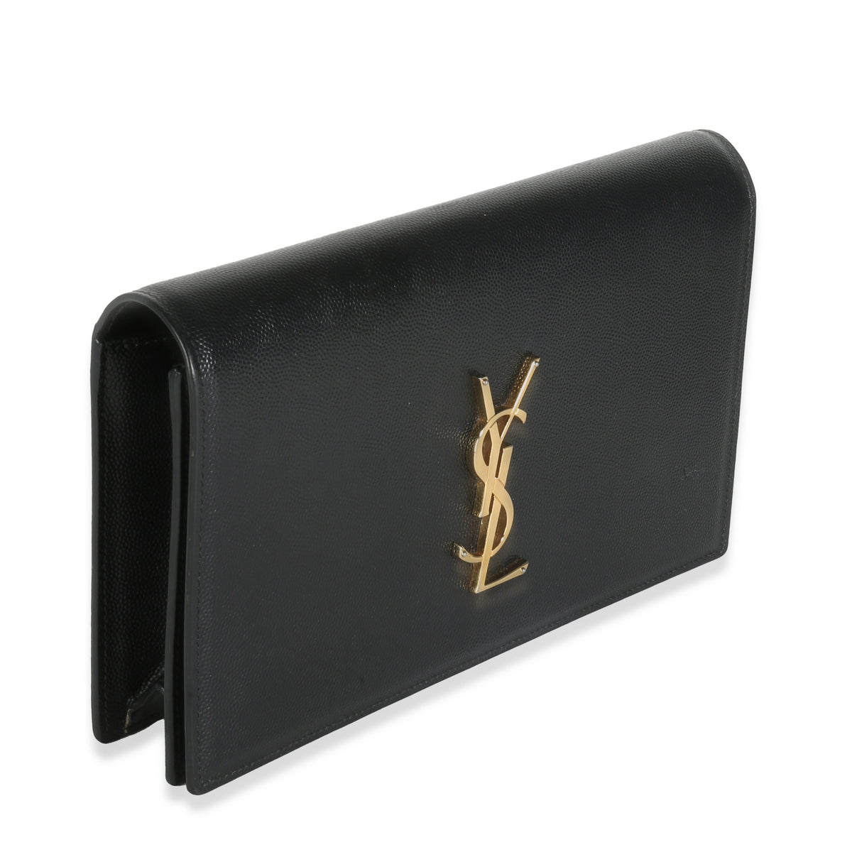 Black Grain De Poudre Kate Clutch