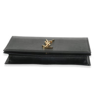 Black Grain De Poudre Kate Clutch