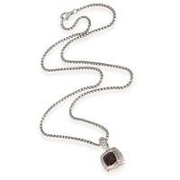 Albion Garnet Pendant in  Sterling Silver 0.17 CTW