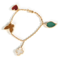 Lucky Alhambra Bracelet in 18k Yellow Gold