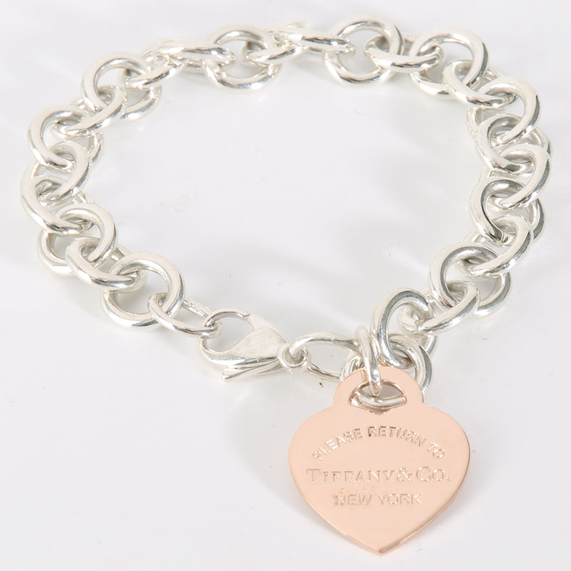 Sterling Silver & Rubedo Tiffany & Co. Return To Tiffany Bracelet