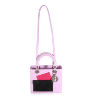 Pink Lambskin Pockets Medium Lady Dior