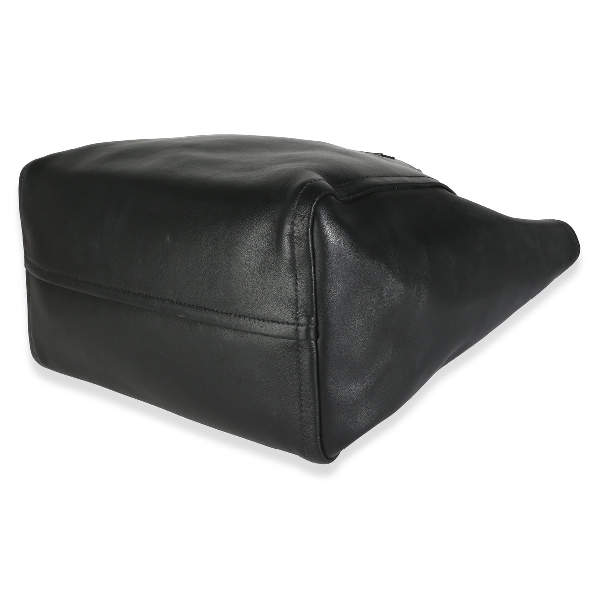 Black Calfskin Large Lux Concept Shopping Tote