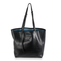 Black Calfskin Large Lux Concept Shopping Tote