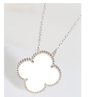 Alhambra Mother Of Pearl Pendant in 18k White Gold