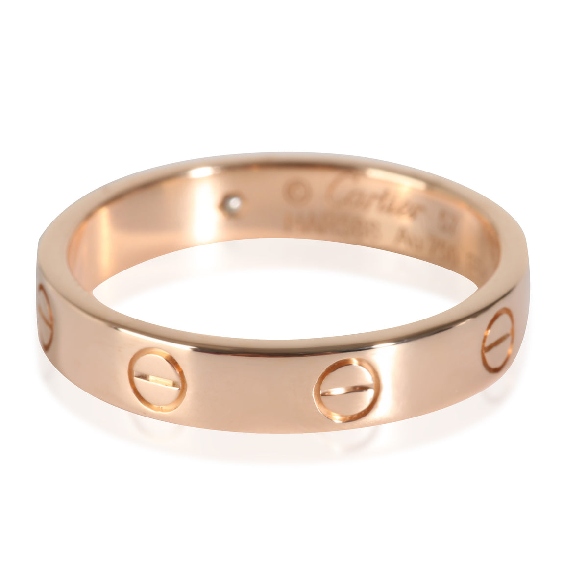 Love Wedding Band, Diamond (Rose Gold)