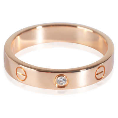 Love Wedding Band, Diamond (Rose Gold)