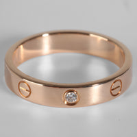 Love Wedding Band, Diamond (Rose Gold)