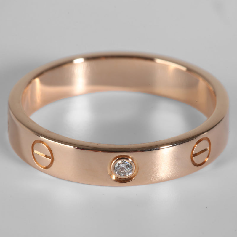 Love Wedding Band, Diamond (Rose Gold)